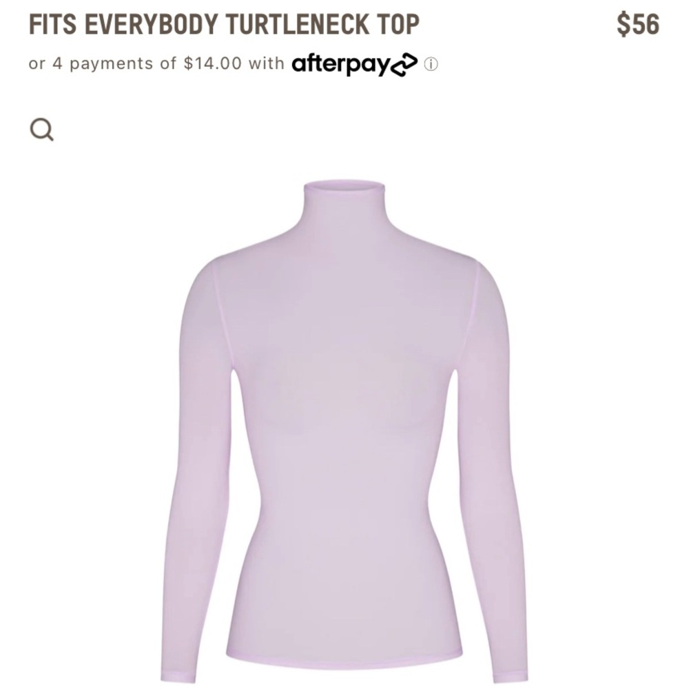 SKIMS FITS EVERYBODY TURTLENECK TOP